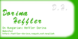 dorina heffler business card